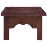 NNEVL Coffee Table Classical Brown 100x50x30 cm Solid Mahogany Wood