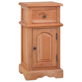 NNEVL Bedside Cabinet Solid Mahogany Wood