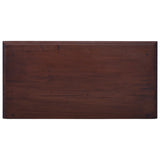 NNEVL Chest of Drawers Classical Brown Solid Mahogany Wood
