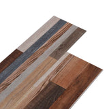 NNEVL PVC Flooring Planks 5.02 m² 2 mm Self-adhesive Multicolour
