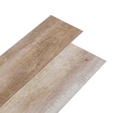 NNEVL PVC Flooring Planks 5.02 m² 2 mm Self-adhesive Wood Wash