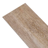 NNEVL PVC Flooring Planks 5.02 m² 2 mm Self-adhesive Wood Wash