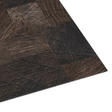 NNEVL PVC Flooring Plank Self-adhesive 5.11 m² Wood Structure Brown