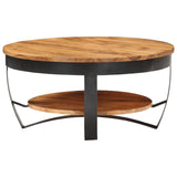 NNEVL Coffee Table 65x65x32 cm Solid Acacia Wood