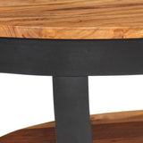 NNEVL Coffee Table 65x65x32 cm Solid Acacia Wood