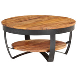 NNEVL Coffee Table 65x65x32 cm Solid Acacia Wood