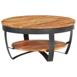 NNEVL Coffee Table 65x65x32 cm Solid Acacia Wood