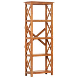 NNEVL Bookshelf 60x30x160 cm Solid Acacia Wood Sheesham Finish