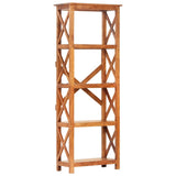 NNEVL Bookshelf 60x30x160 cm Solid Acacia Wood Sheesham Finish
