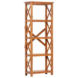 NNEVL Bookshelf 60x30x160 cm Solid Acacia Wood Sheesham Finish