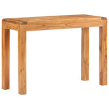 NNEVL Console Table 110x40x76 cm Solid Acacia Wood in Sheesham Finish