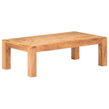 NNEVL Coffee Table 110x60x35 cm Solid Acacia Wood in Sheesham Finish