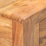 NNEVL Console Table 110x40x76 cm Solid Acacia Wood Sheesham Finish