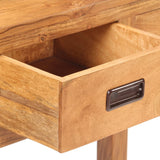 NNEVL Console Table 110x40x76 cm Solid Acacia Wood Sheesham Finish