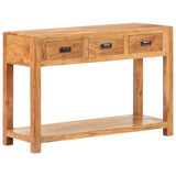 NNEVL Console Table 110x40x76 cm Solid Acacia Wood Sheesham Finish