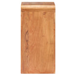 NNEVL Bedside Table 40x30x60 cm Solid Acacia Wood Sheesham Finish