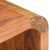 NNEVL Bedside Table 40x30x60 cm Solid Acacia Wood Sheesham Finish