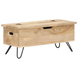 NNEVL Chest 90x40x45 cm Solid Mango Wood