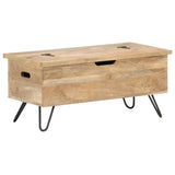 NNEVL Chest 90x40x45 cm Solid Mango Wood