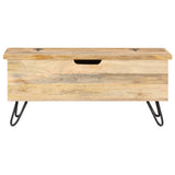 NNEVL Chest 90x40x45 cm Solid Mango Wood