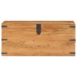 NNEVL Chest 90x40x40 cm Solid Acacia Wood