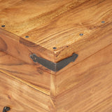 NNEVL Chest 90x40x40 cm Solid Acacia Wood