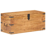 NNEVL Chest 90x40x40 cm Solid Acacia Wood