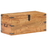 NNEVL Chest 90x40x40 cm Solid Acacia Wood