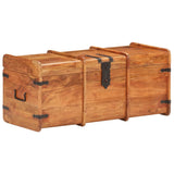 NNEVL Storage Chest 90x40x40 cm Solid Acacia Wood