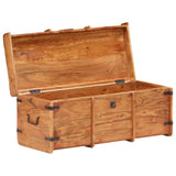 NNEVL Storage Chest 90x40x40 cm Solid Acacia Wood