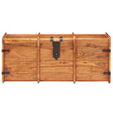 NNEVL Storage Chest 90x40x40 cm Solid Acacia Wood