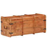 NNEVL Storage Chest 90x40x40 cm Solid Acacia Wood