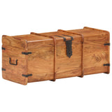 NNEVL Storage Chest 90x40x40 cm Solid Acacia Wood