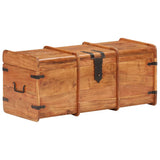 NNEVL Storage Chest 90x40x40 cm Solid Acacia Wood