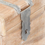 NNEVL Storage Chest 90x40x40 cm Solid Acacia Wood