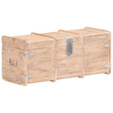 NNEVL Storage Chest 90x40x40 cm Solid Acacia Wood