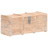 NNEVL Storage Chest 90x40x40 cm Solid Acacia Wood