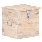 NNEVL Chest 40x40x40 cm Solid Acacia Wood