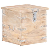 NNEVL Chest 40x40x40 cm Solid Acacia Wood