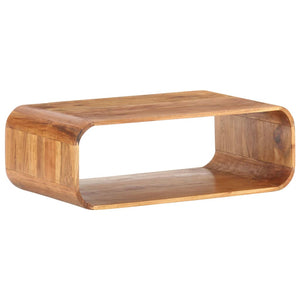 NNEVL Coffee Table 90x50x30 cm Solid Acacia Wood