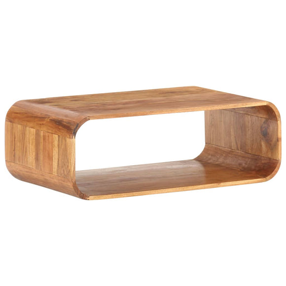 NNEVL Coffee Table 90x50x30 cm Solid Acacia Wood