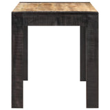 NNEVL Dining Table 140x70x76 cm Solid Rough Mango Wood