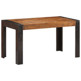 NNEVL Dining Table 140x70x76 cm Solid Rough Mango Wood