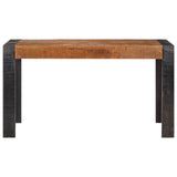NNEVL Dining Table 140x70x76 cm Solid Rough Mango Wood
