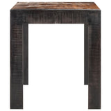 NNEVL Dining Table 140x70x76 cm Solid Rough Mango Wood