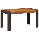 NNEVL Dining Table 140x70x76 cm Solid Rough Mango Wood