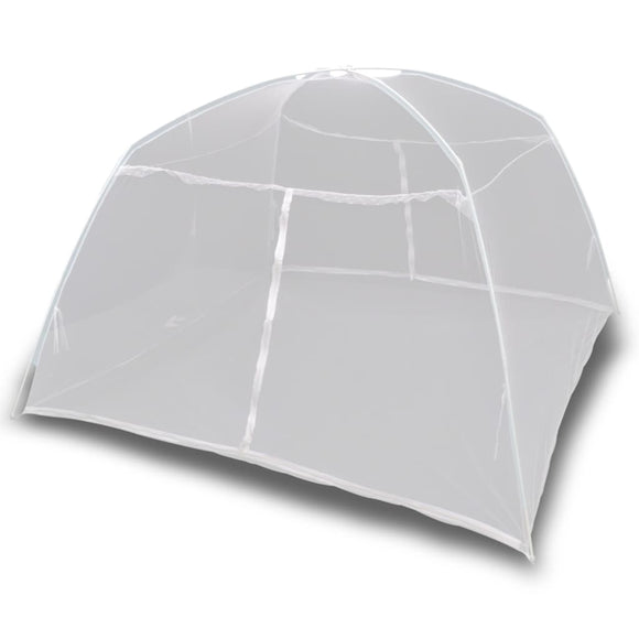 NNEVL Camping Tent 200x120x130 cm Fiberglass White