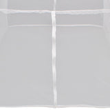 NNEVL Camping Tent 200x120x130 cm Fiberglass White
