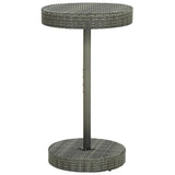 NNEVL Garden Table Grey 60.5x106 cm Poly Rattan
