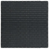 NNEVL Garden Bar Table Black 60.5x60.5x110.5 cm Poly Rattan